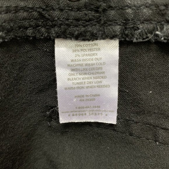 Dip Women's Slim Skinny Jeans Black Pockets Dark Wash Mid Rise Denim 12 - Picture 6 of 7